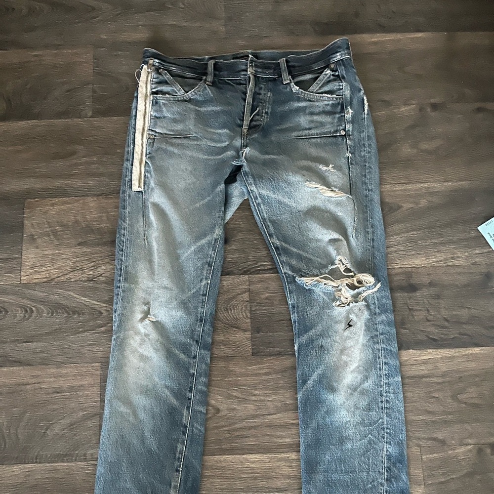 UNDERCOVER ZIPPER DENIM aw08
